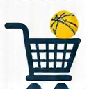 Tennis equipment shop icon