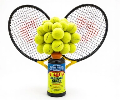 Tennis racket and ball bundle discount